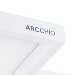 Arcchio Nelus LED kantoor vloerlamp, sensor, wit