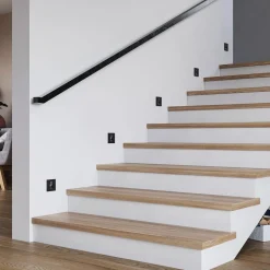 Arcchio Neru LED inbouwlamp sensor hoekig, zwart