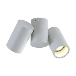 Arcchio plafondlamp Gesina, 2-lichts, wit, aluminium, 17,5 cm