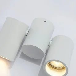 Arcchio plafondlamp Gesina, 2-lichts, wit, aluminium, 17,5 cm