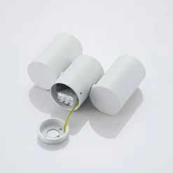 Arcchio plafondlamp Gesina, 2-lichts, wit, aluminium, 17,5 cm