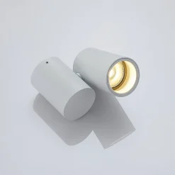 Arcchio plafondlamp Gesina, 1-lichts, wit, aluminium, 11,6 cm