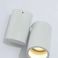 Arcchio plafondlamp Gesina, 1-lichts, wit, aluminium, 11,6 cm