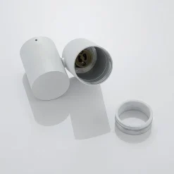 Arcchio plafondlamp Gesina, 1-lichts, wit, aluminium, 11,6 cm