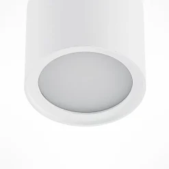 Arcchio plafondlamp Walisa, Ø 10 cm, wit, diffuser, GU10