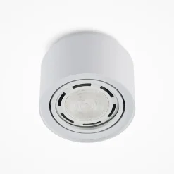 Arcchio plafondlamp Walisa, Ø 15 cm, wit, metaal, GU10