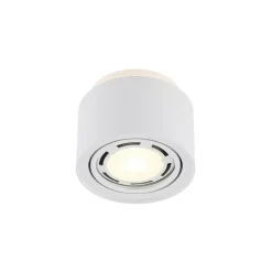 Arcchio plafondlamp Walisa, Ø 15 cm, wit, metaal, GU10