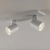 Arcchio plafondspot Iavo, 30 cm, wit, 2-lamps, metaal