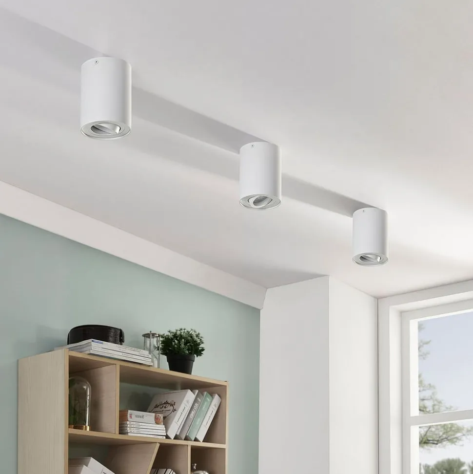 Arcchio plafondspot Jolina, rond, wit, 13 cm, metaal