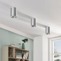 Arcchio plafondspot Jolina, rond, set van 2, aluminium