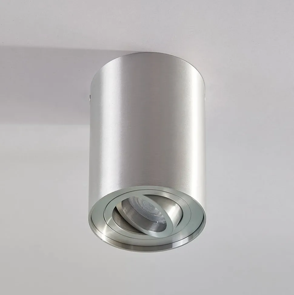 Arcchio plafondspot Jolina, rond, set van 2, aluminium