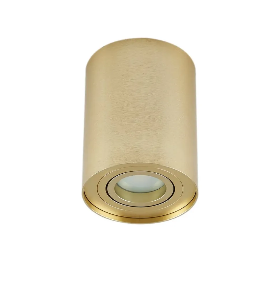 Arcchio plafondspot Jolina, rond, goud, 13 cm, metaal