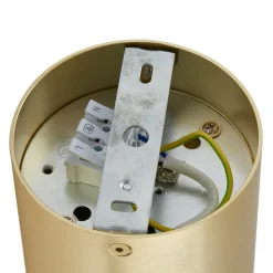 Arcchio plafondspot Jolina, rond, goud, 13 cm, metaal