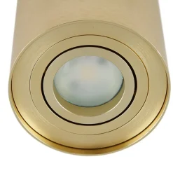 Arcchio plafondspot Jolina, rond, goud, 13 cm, metaal