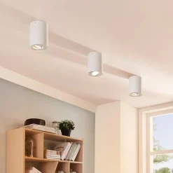 Arcchio plafondspot Jolina, rond, wit, set van 2, aluminium