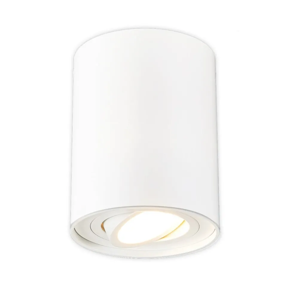 Arcchio plafondspot Jolina, rond, wit, set van 2, aluminium