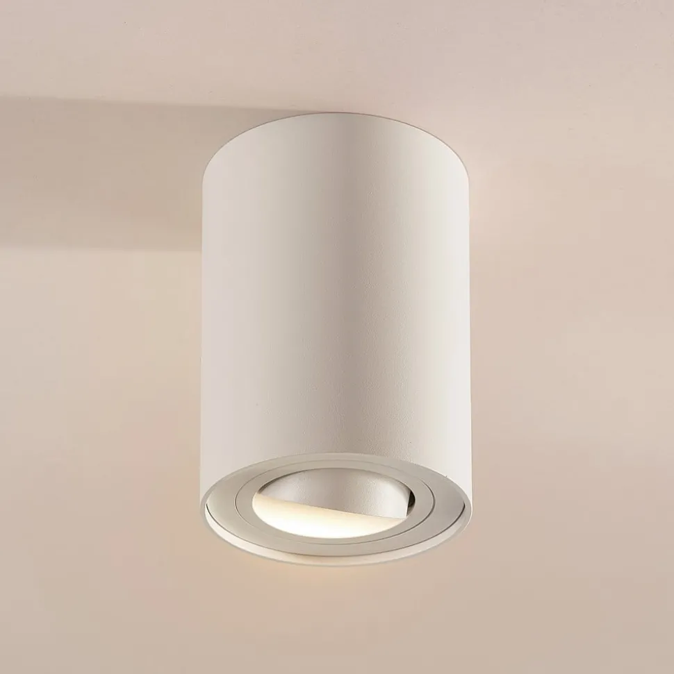 Arcchio plafondspot Jolina, rond, wit, set van 2, aluminium