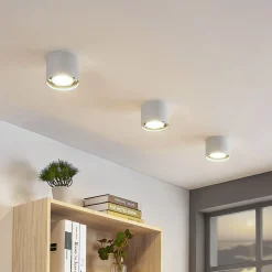 Arcchio plafondspot Mabel, Ø 12 cm, wit, metaal, GU10