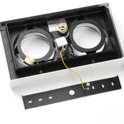 Arcchio plafondspot Ronka, 34 cm, 2-lamps, wit, GU10