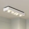 Arcchio plafondspot Ronka, 65 cm, 4-lamps, wit, GU10