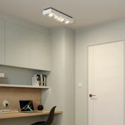 Arcchio plafondspot Ronka, 65 cm, 4-lamps, wit, GU10