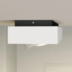 Arcchio plafondspot Ronka, 65 cm, 4-lamps, wit, GU10