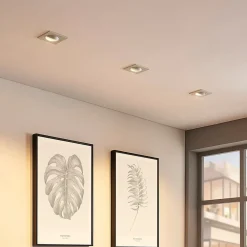 Arcchio plafondspot Sophia, wit, hoekig