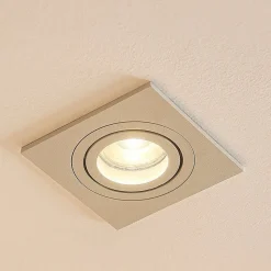 Arcchio plafondspot Sophia, wit, hoekig