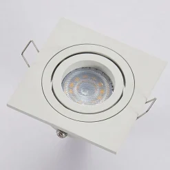 Arcchio plafondspot Sophia, wit, hoekig