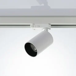 Arcchio railspot Brinja, wit, Ø 6 cm, 3-fasen, GU10