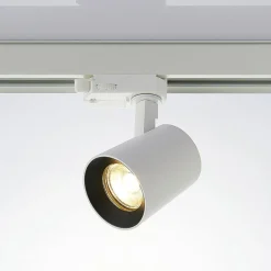Arcchio railspot Iavo, wit, 13 cm, 3-fase, GU10