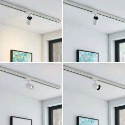 Arcchio railspot Iavo, wit, 13 cm, 3-fase, GU10