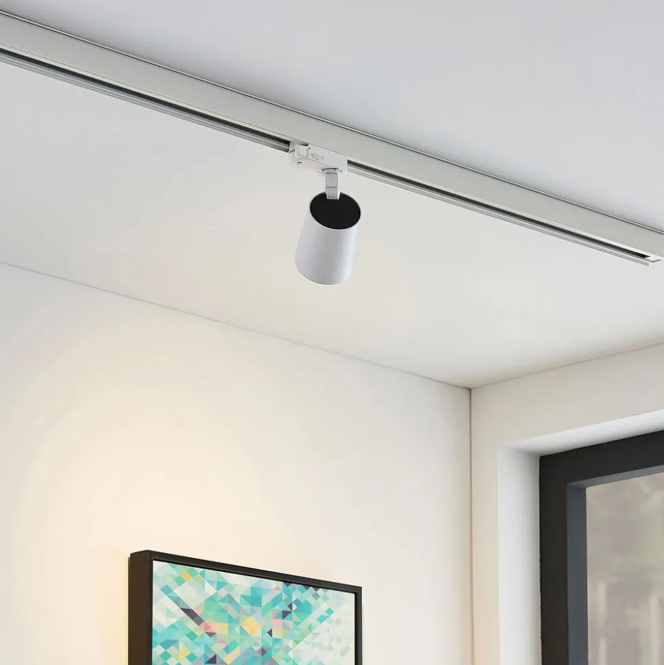 Arcchio railspot Iavo, wit, 13 cm, 3-fase, GU10