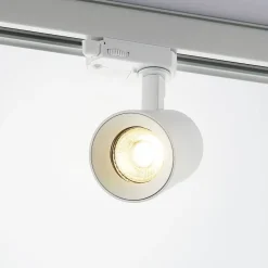 Arcchio railspot Iavo, wit, 13 cm, 3-fase, GU10