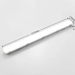 Arcchio Rao vochtbestendige LED lamp, lengte 121,5 cm, set van 2