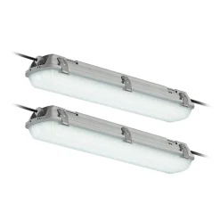 Arcchio Rao vochtbestendige LED lamp, lengte 61,8 cm, set van 2