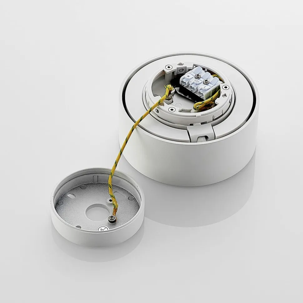 Arcchio Rotari LED plafondlamp, wit, draaibaar, metaal