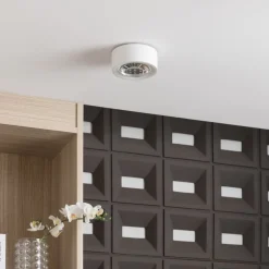 Arcchio Rotari LED plafondlamp, lens, 2-lamps vast