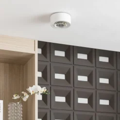 Arcchio Rotari LED plafondlamp, lens, 1-lamp vast