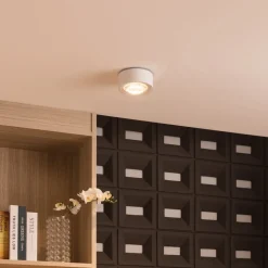 Arcchio Rotari LED plafondlamp, lens, 1-lamp vast