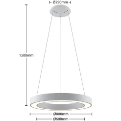 Arcchio Sharelyn LED hanglamp, 80 cm