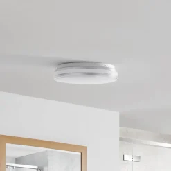 Arcchio Sinovu LED badkamer plafondlamp, chroom, 34 cm