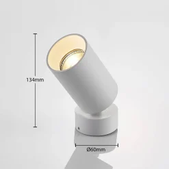 Arcchio spot Brinja, set van 4, wit, rond, Ø 6 cm, GU10