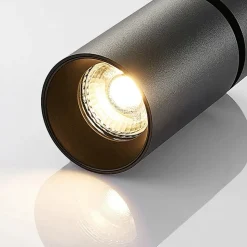 Arcchio spot Brinja, set van 2, zwart, rond, Ø 6cm, GU10