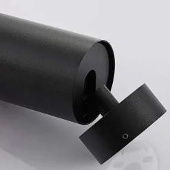 Arcchio spot Brinja, set van 2, zwart, rond, Ø 6cm, GU10