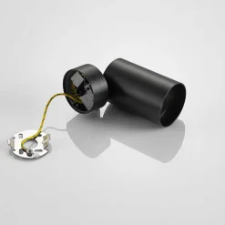 Arcchio spot Brinja, set van 2, zwart, rond, Ø 6cm, GU10