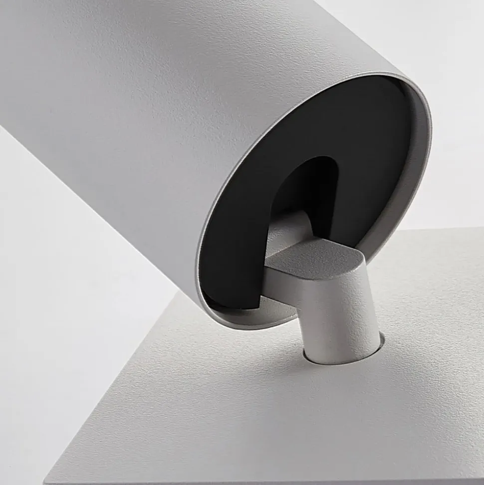 Arcchio spot Brinja, wit, hoekig, Ø 6 cm, 1-lamp, GU10