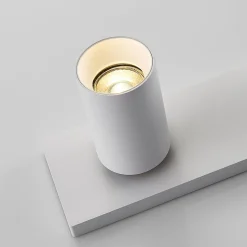 Arcchio spot Brinja, wit, hoekig, Ø 6 cm, 3-lamps, GU10