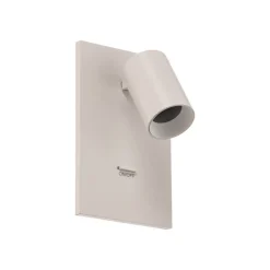 Arcchio spot Brinja, wit, metaal, USB-C, schakelaar, GU10