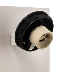 Arcchio spot Brinja, wit, metaal, USB-C, schakelaar, GU10